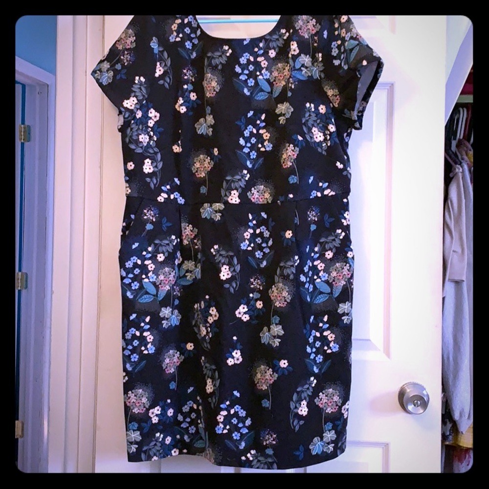 LOFT Plus floral dress